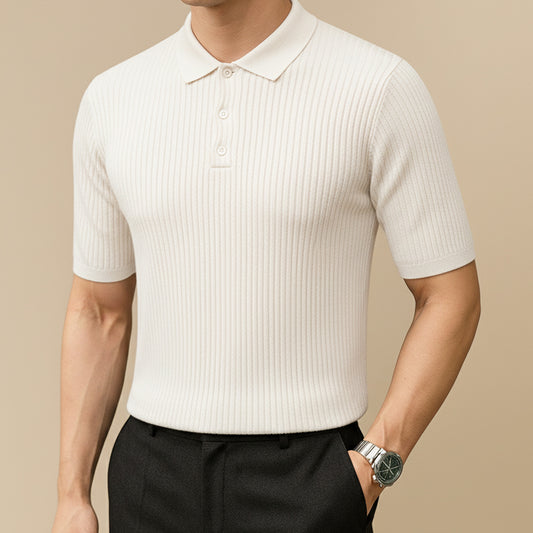 Siena Ribbed Knit Polo