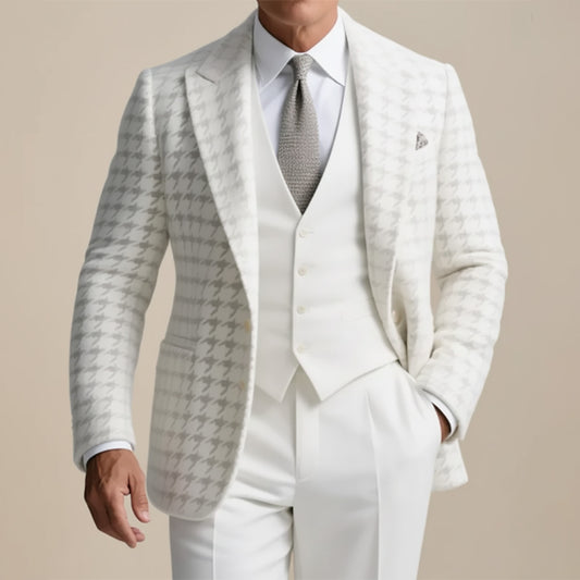 Pattern Suit Jacket