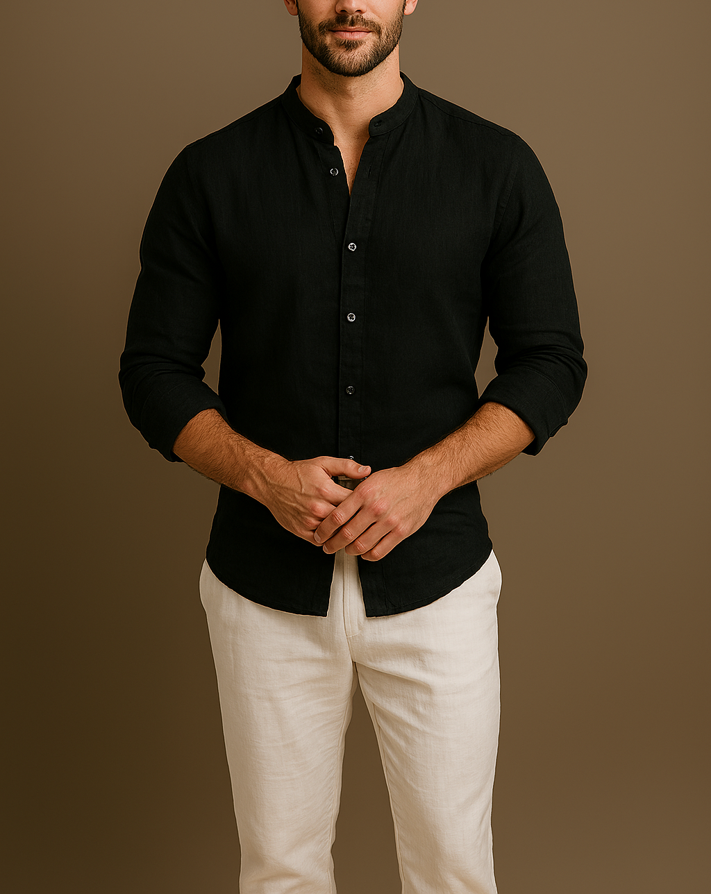 Azure Riviera Linen Shirt