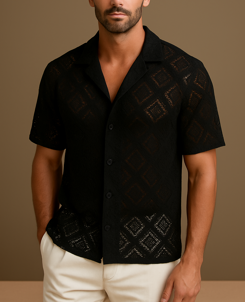 Lace Camp Shirt