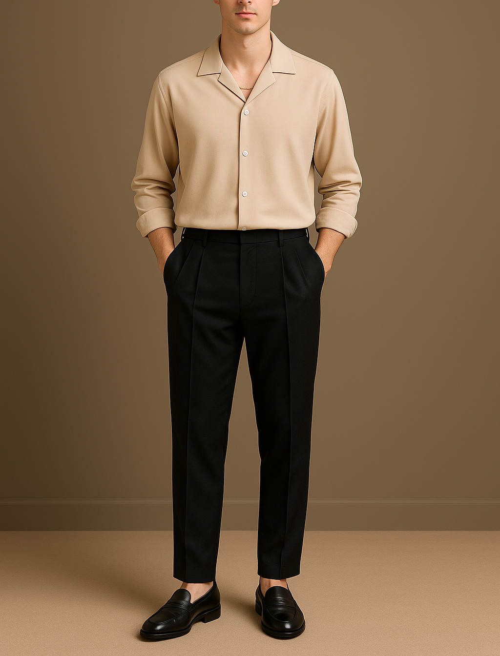 Camp-Collar Shirt