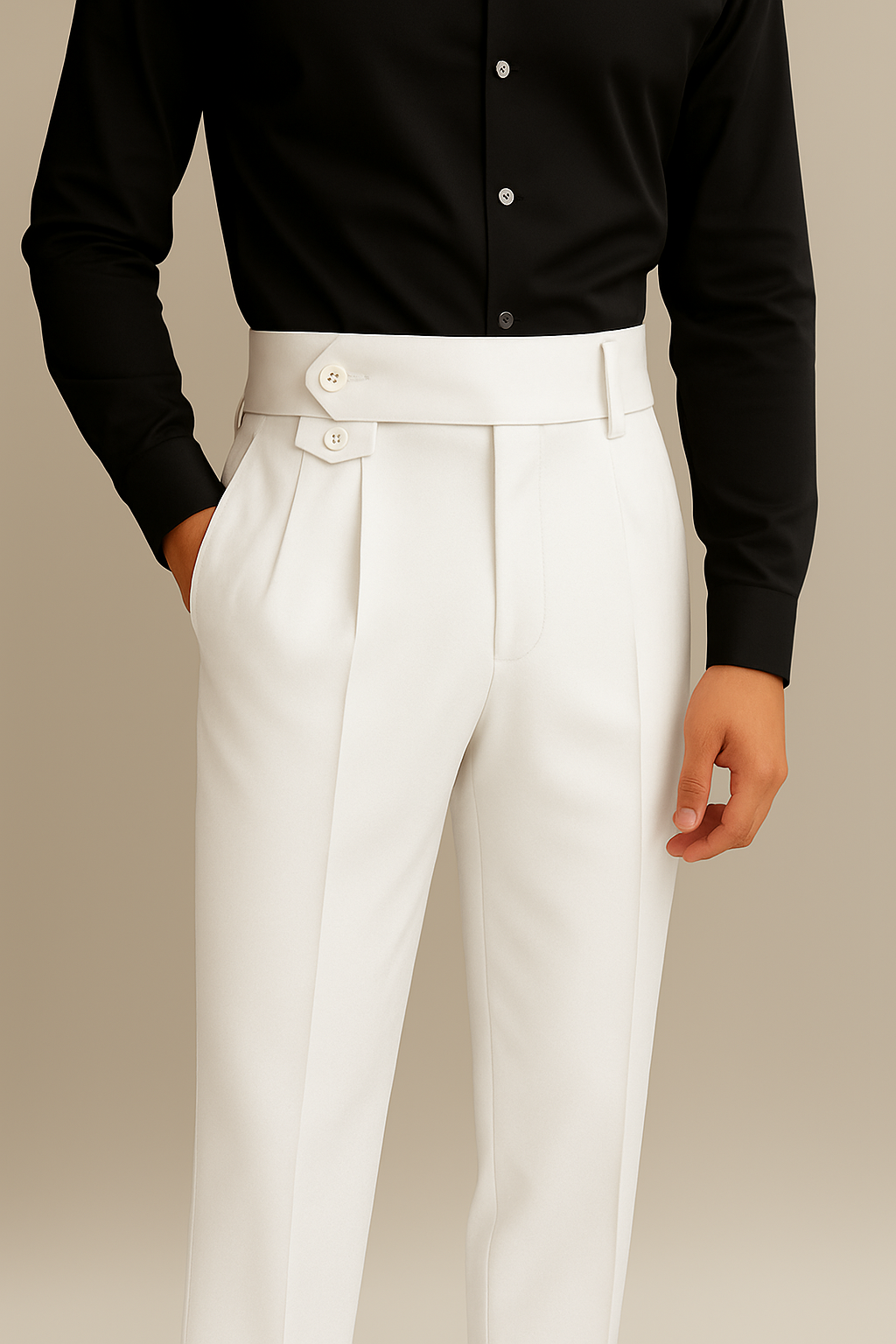 Milano High-Waist Trousers
