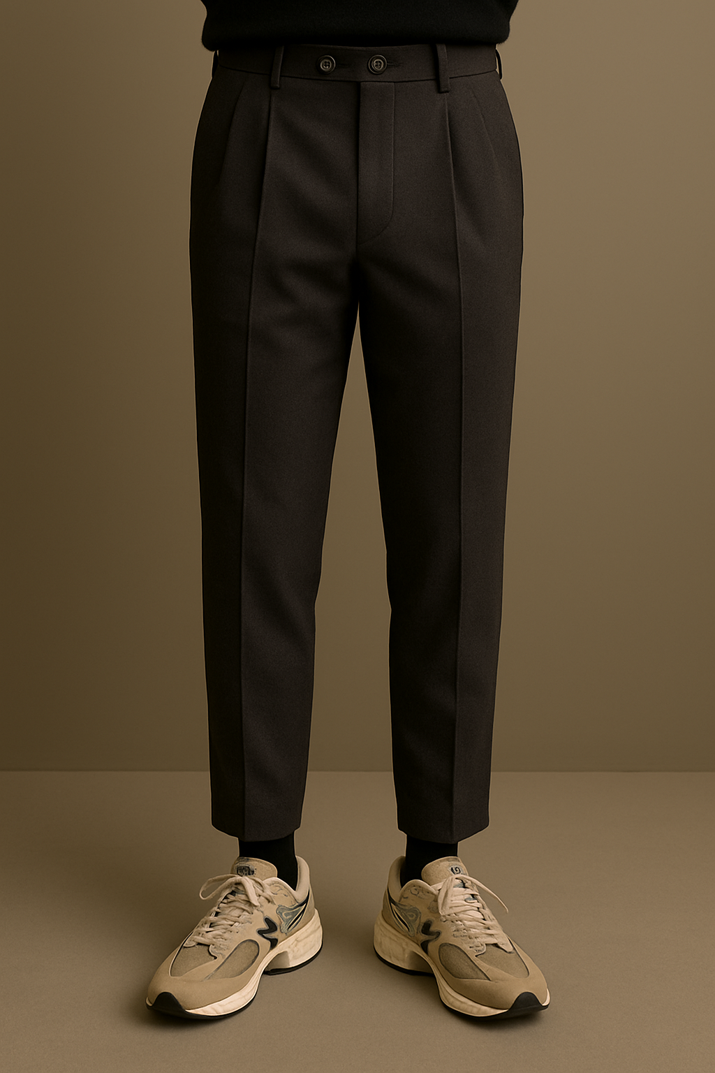 Pleated Tailored Trousers