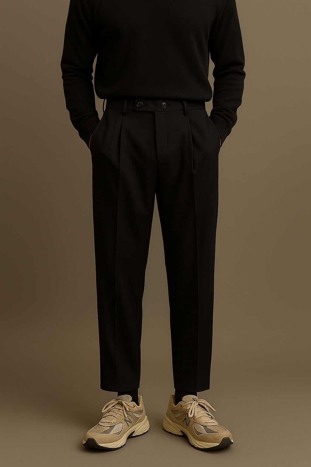 Pleated Tailored Trousers