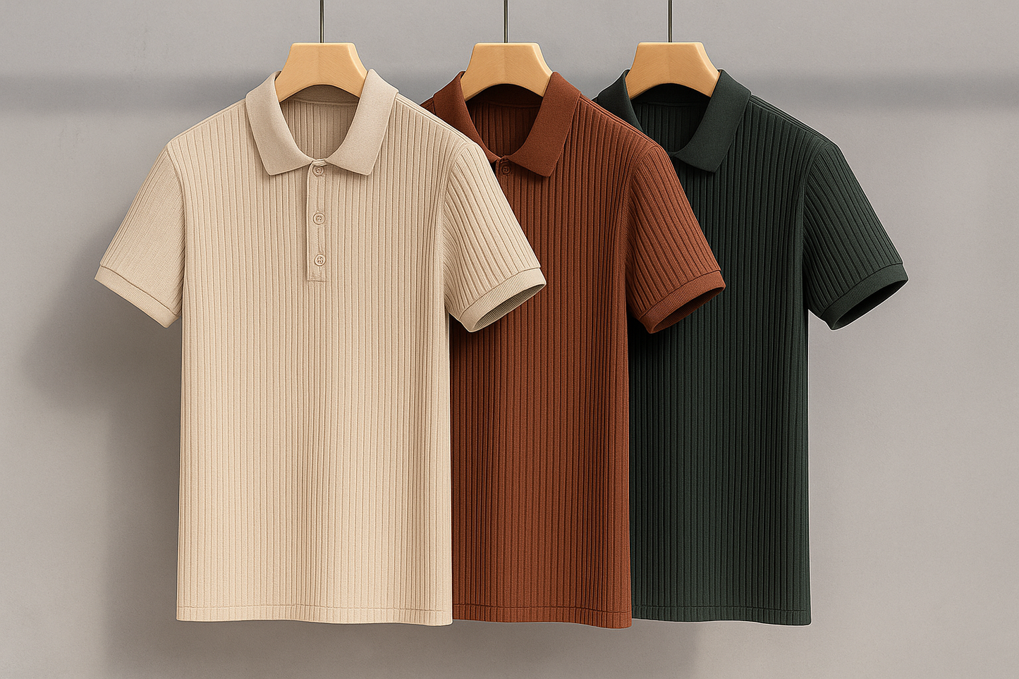Siena Ribbed Knit Polo