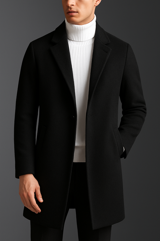 Elegant Wool Overcoat