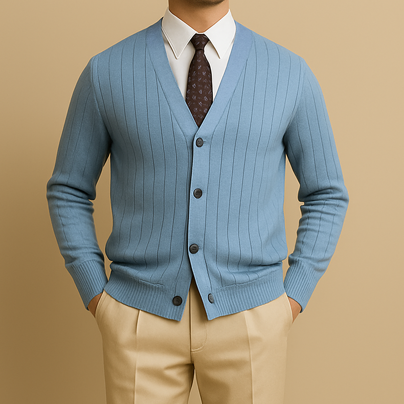 Ribbed Knit Cardigan