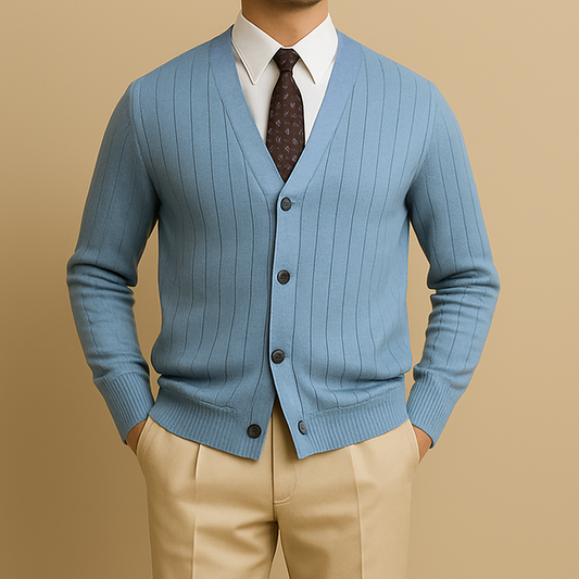 Ribbed Knit Cardigan