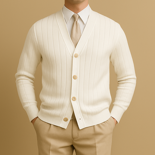 Ribbed Knit Cardigan