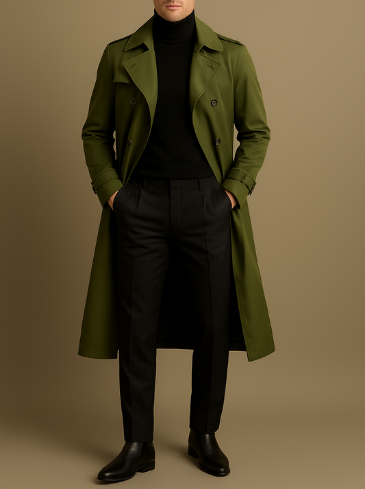 Classic Belted Trench Coat