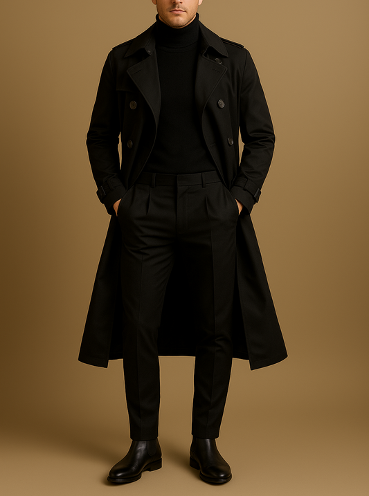 Classic Belted Trench Coat