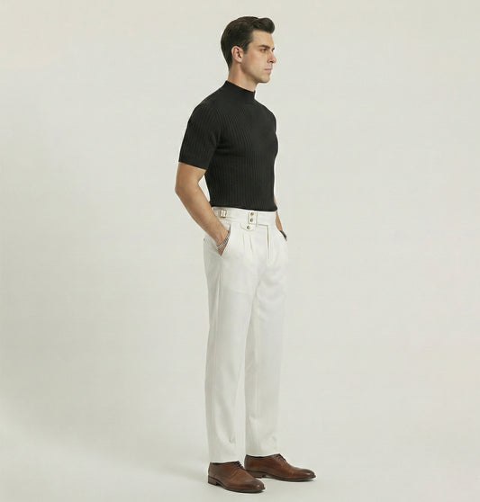 Milano High-Waist Trousers