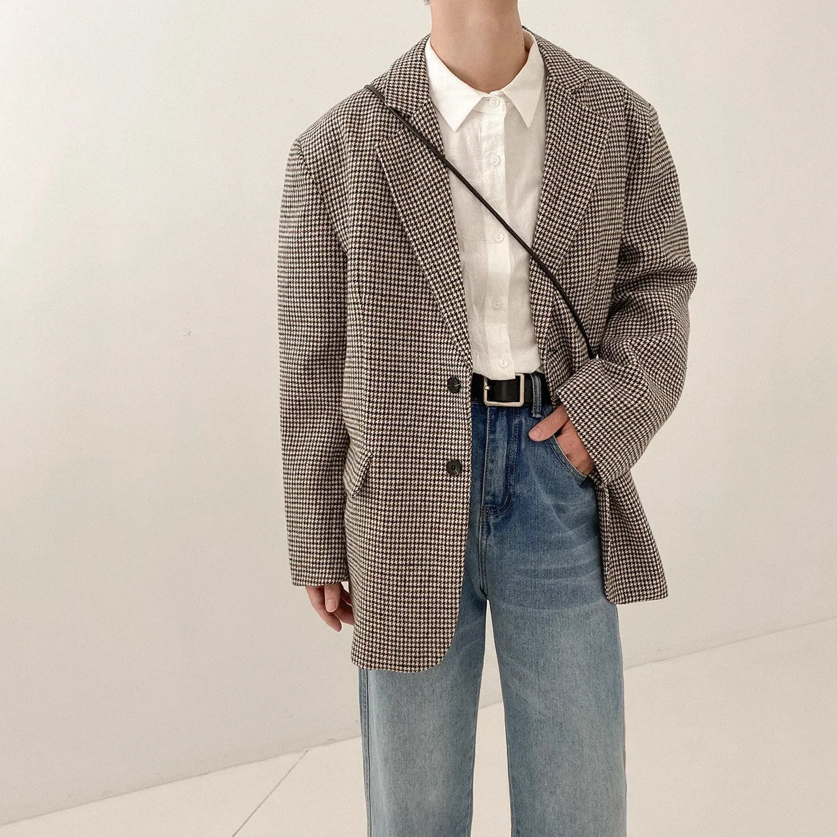 Vintage Houndstooth Blazer