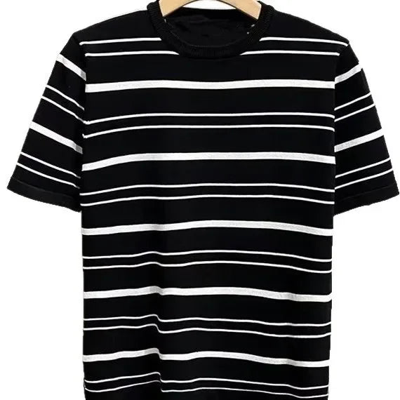 Striped Knitted T-Shirt
