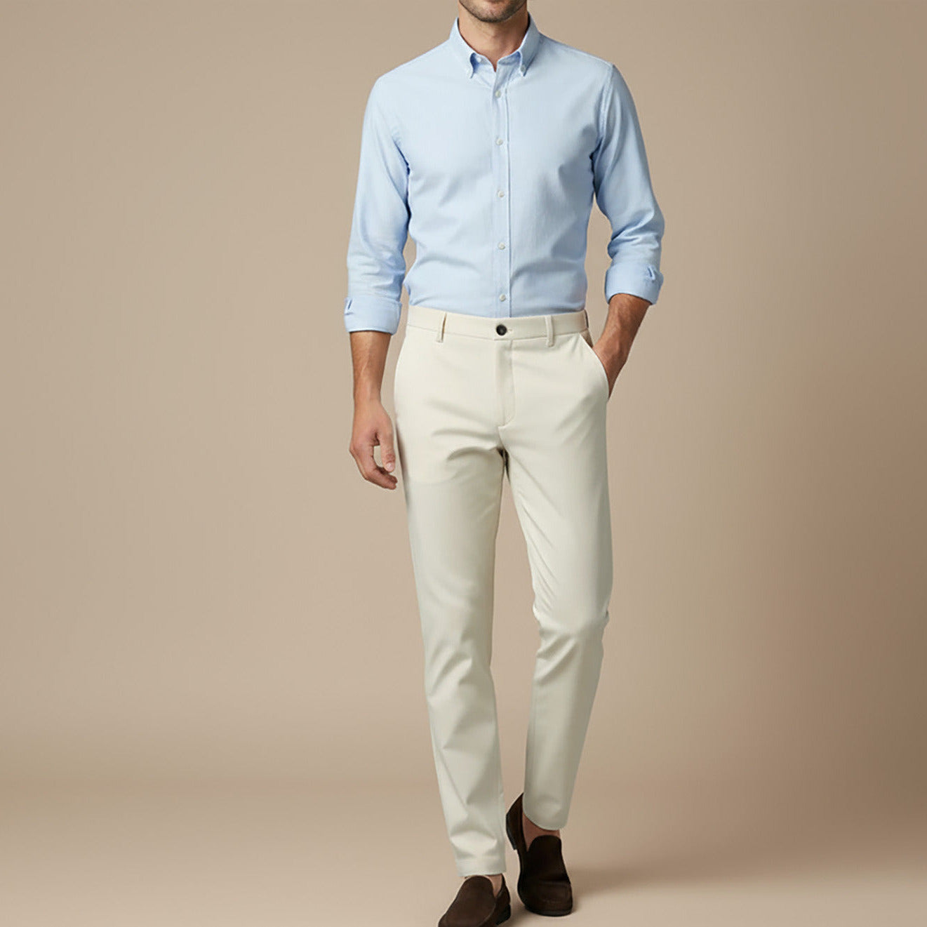 Slim-Fit Chino Trousers