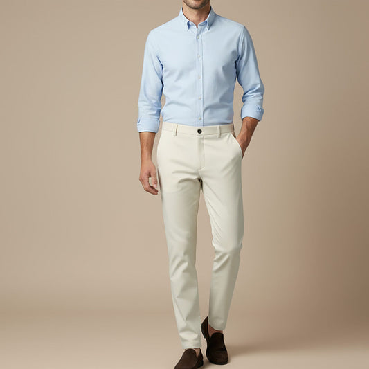Slim-Fit Chino Trousers