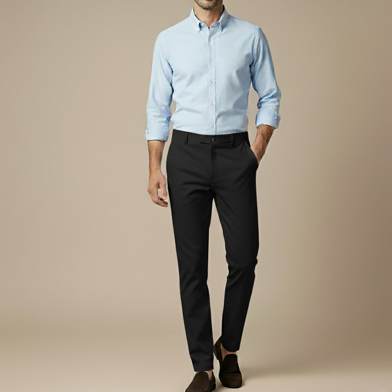 Slim-Fit Chino Trousers