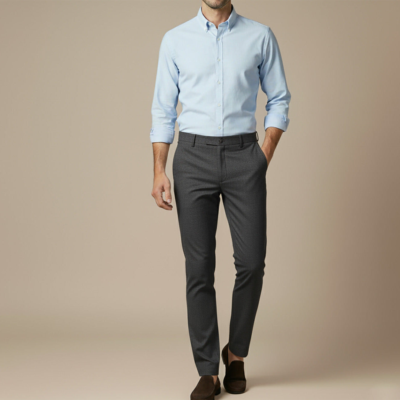 Slim-Fit Chino Trousers