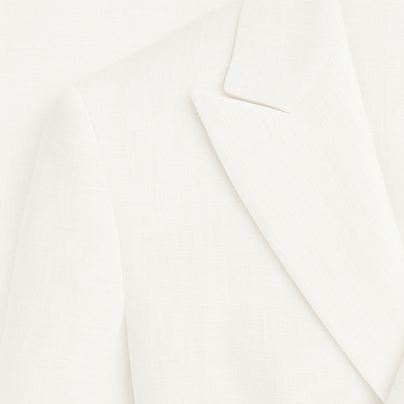 Double-Breasted Linen Blazer