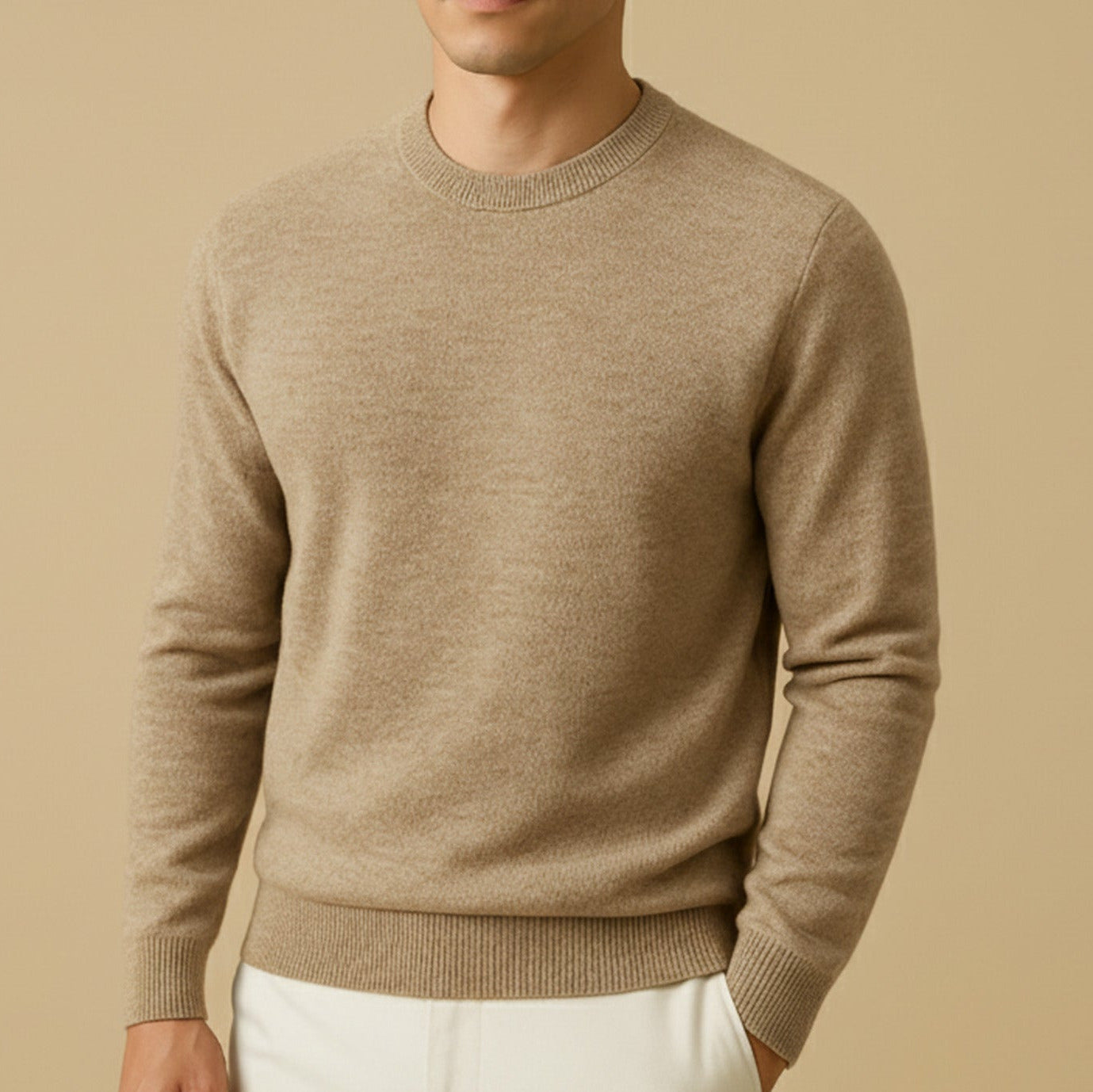 Classic Crewneck Knit Sweater