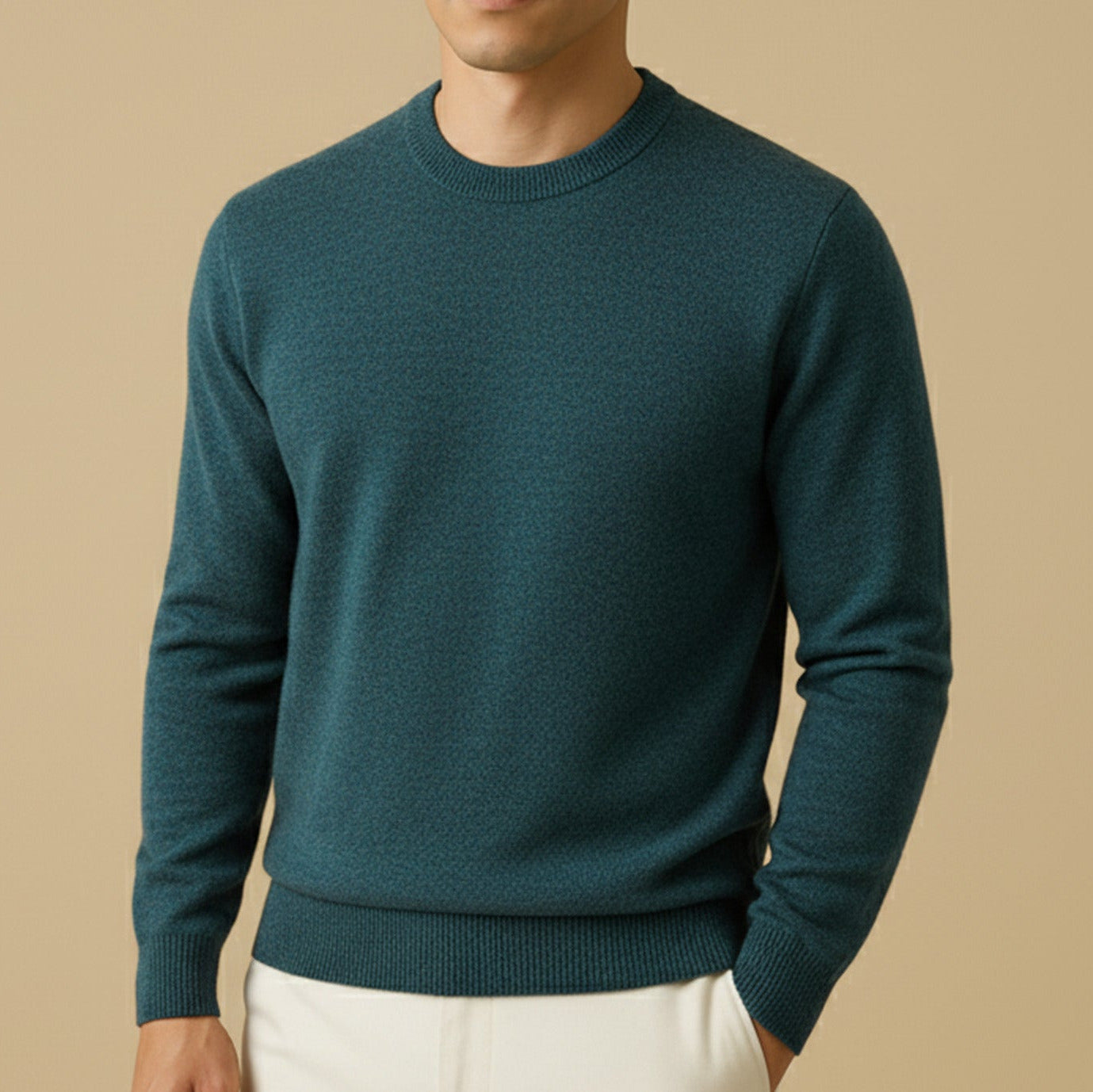 Classic Crewneck Knit Sweater
