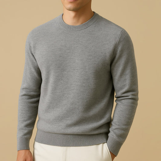 Classic Crewneck Knit Sweater