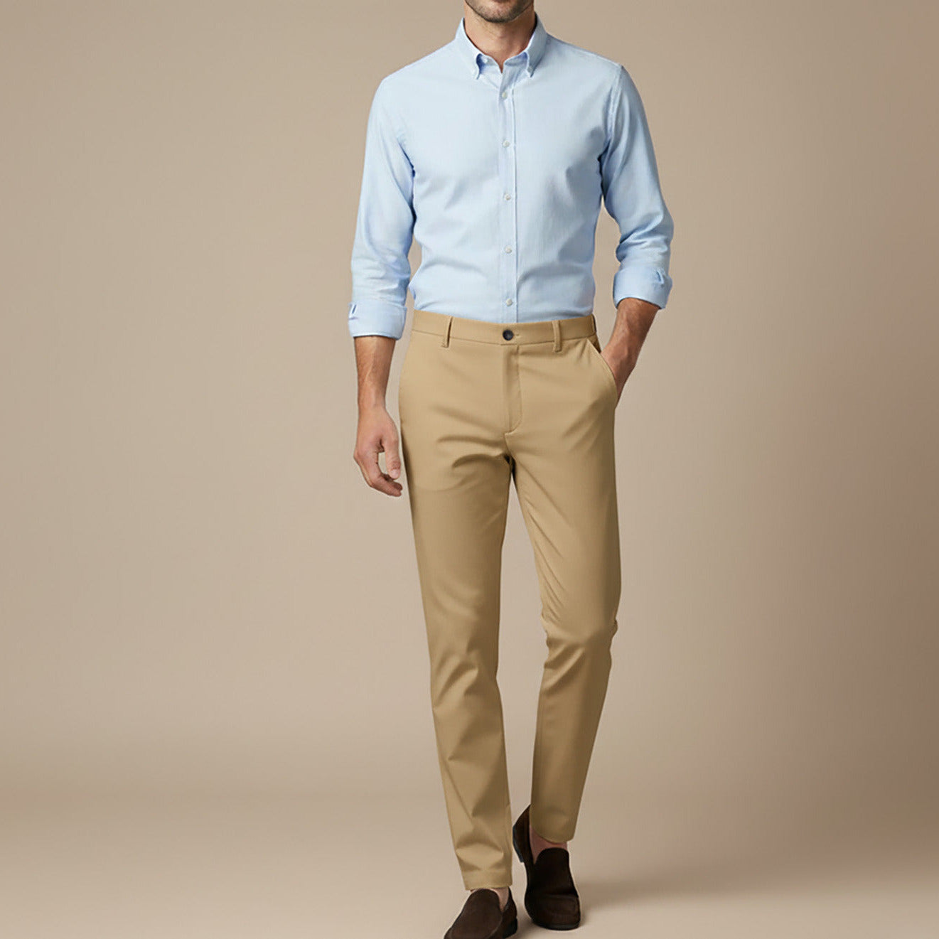 Slim-Fit Chino Trousers