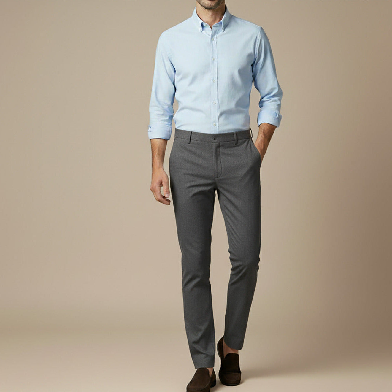 Slim-Fit Chino Trousers
