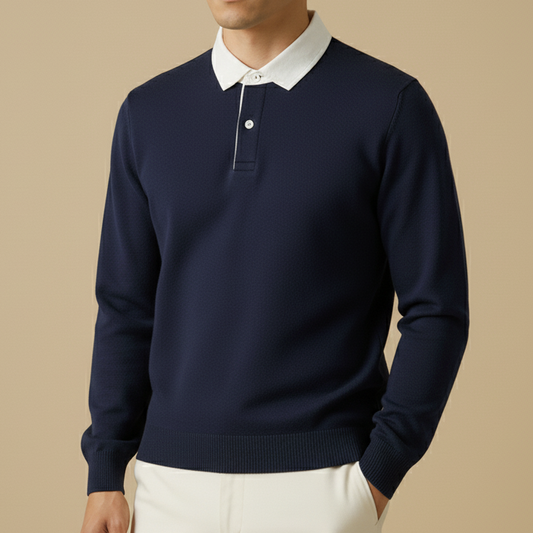 Classic Long-Sleeve Polo