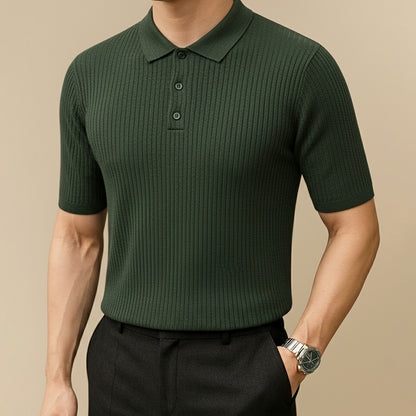 Siena Ribbed Knit Polo