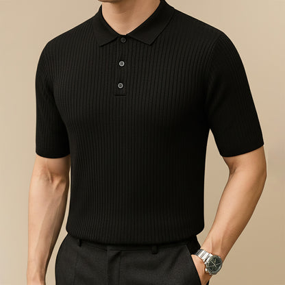 Siena Ribbed Knit Polo