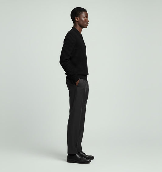 Capri Ribbed Knit Polo