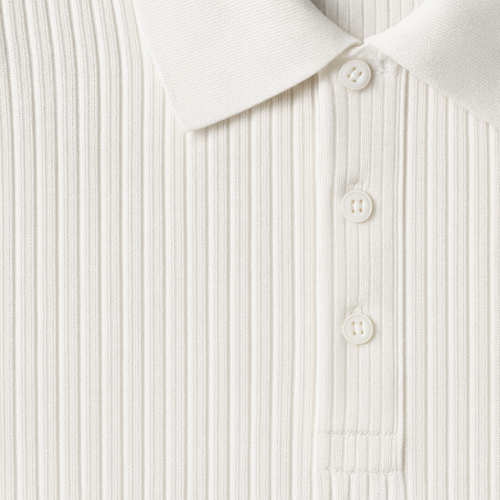 Siena Ribbed Knit Polo