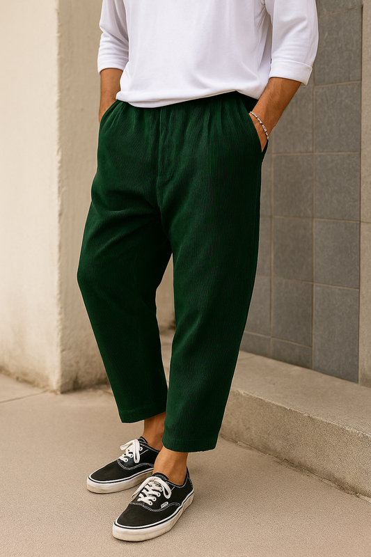 Relaxed Fit Corduroy Pants