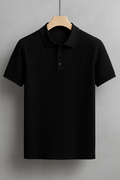 Siena Ribbed Knit Polo