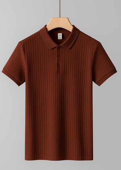 Siena Ribbed Knit Polo