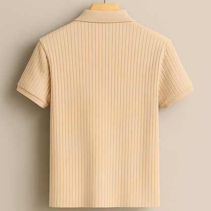 Siena Ribbed Knit Polo