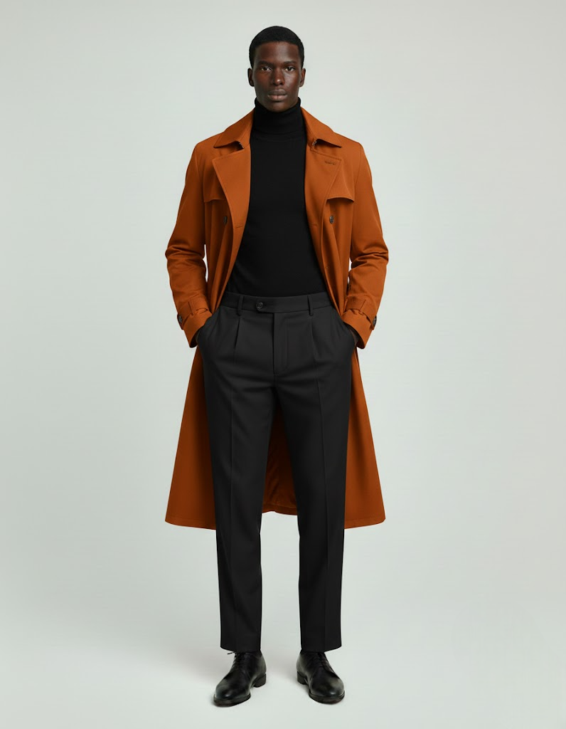 Classic Belted Trench Coat