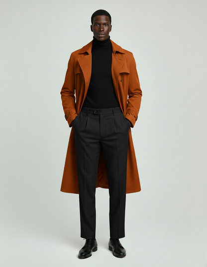 Classic Belted Trench Coat