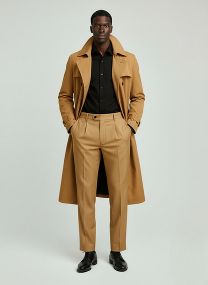 Classic Belted Trench Coat