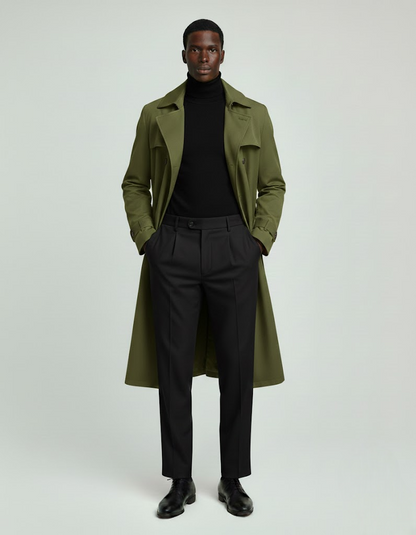 Classic Belted Trench Coat