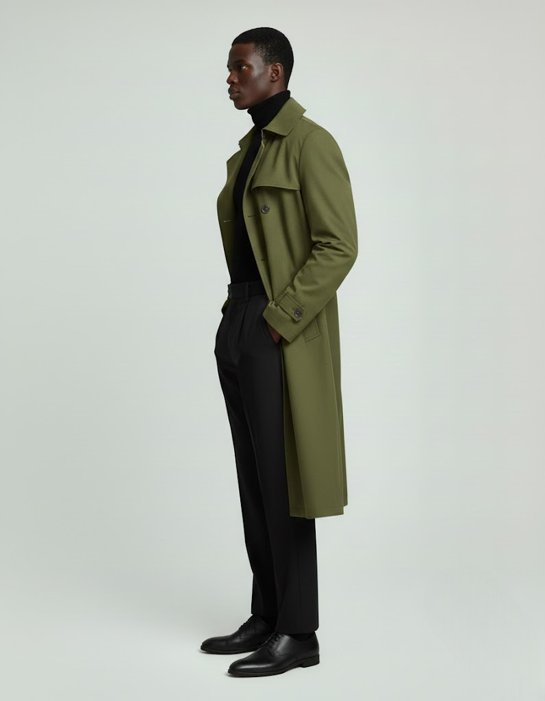 Classic Belted Trench Coat