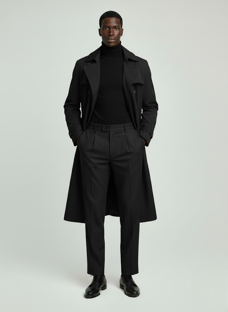 Classic Belted Trench Coat