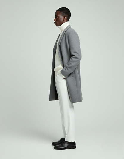 Elegant Wool Overcoat