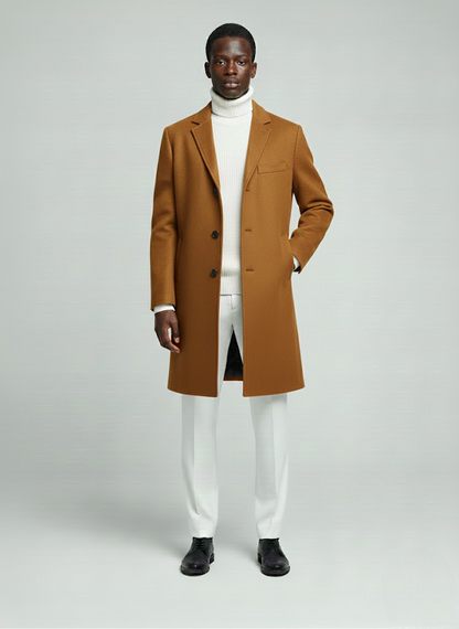 Elegant Wool Overcoat