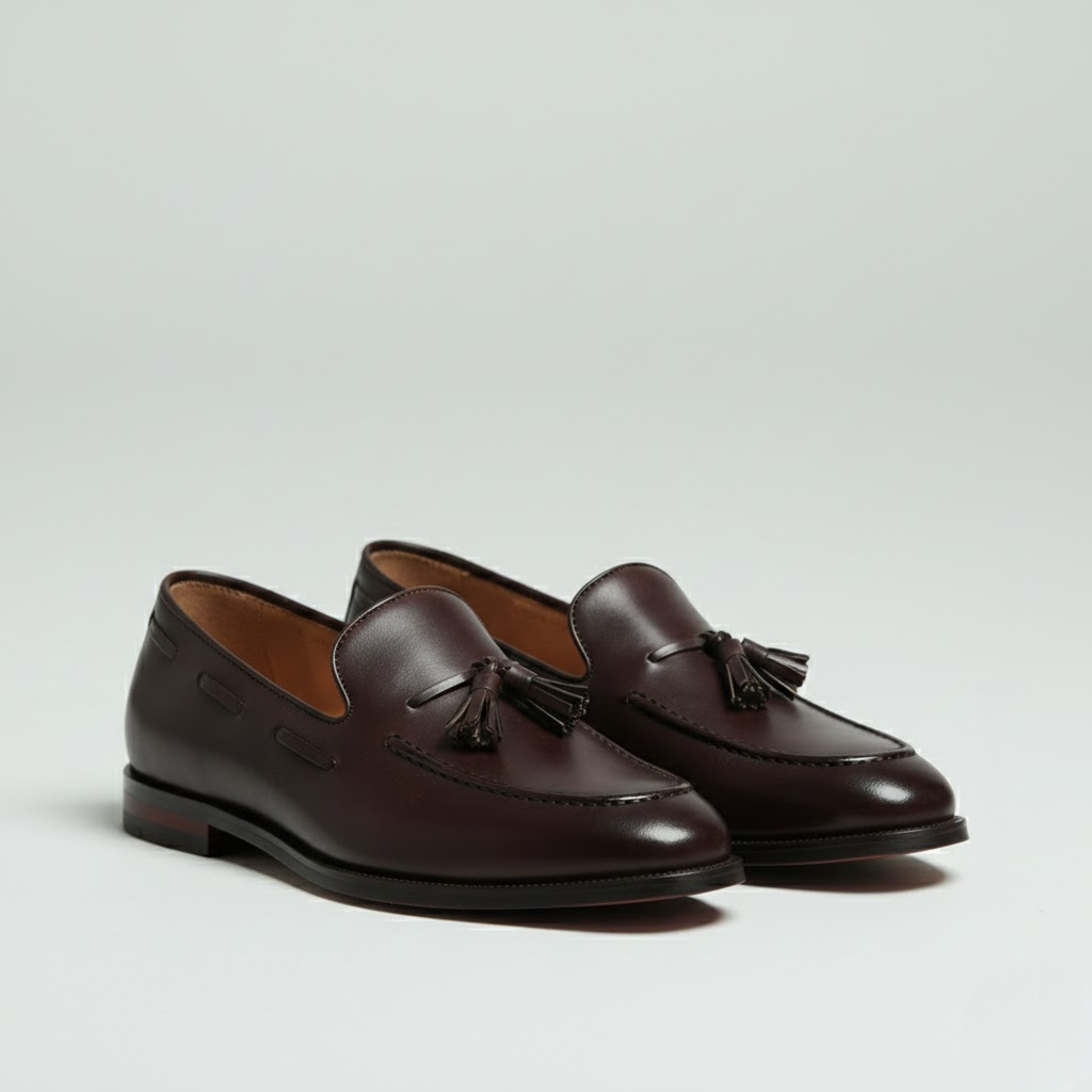 Leather Tassel Loafers