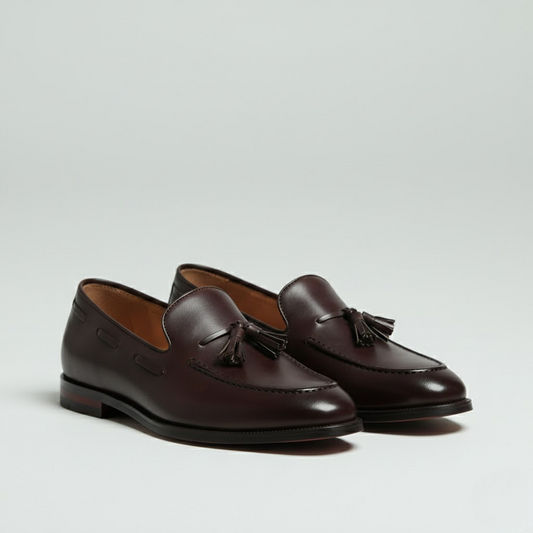 Leather Tassel Loafers
