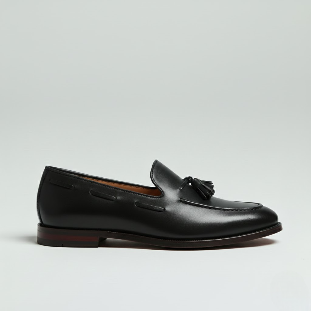 Leather Tassel Loafers
