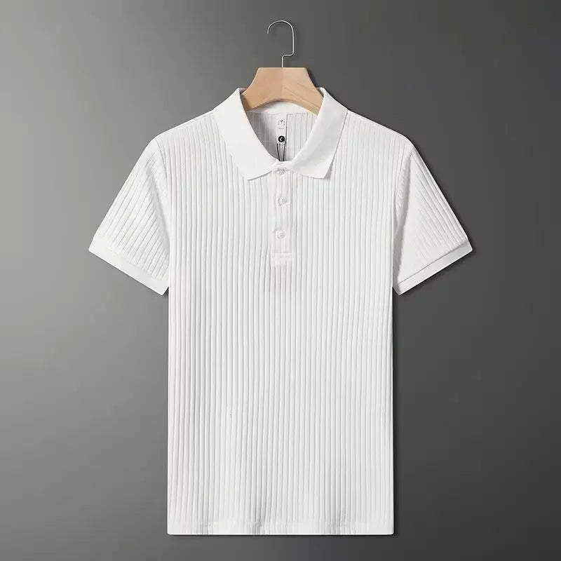 Siena Ribbed Knit Polo