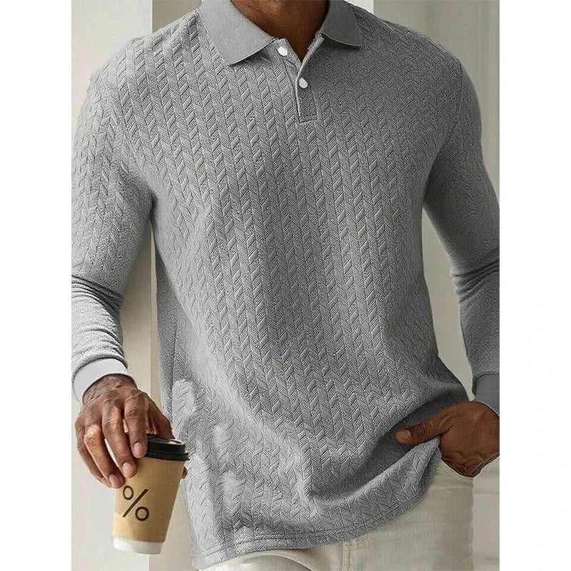 Long-Sleeve Polo